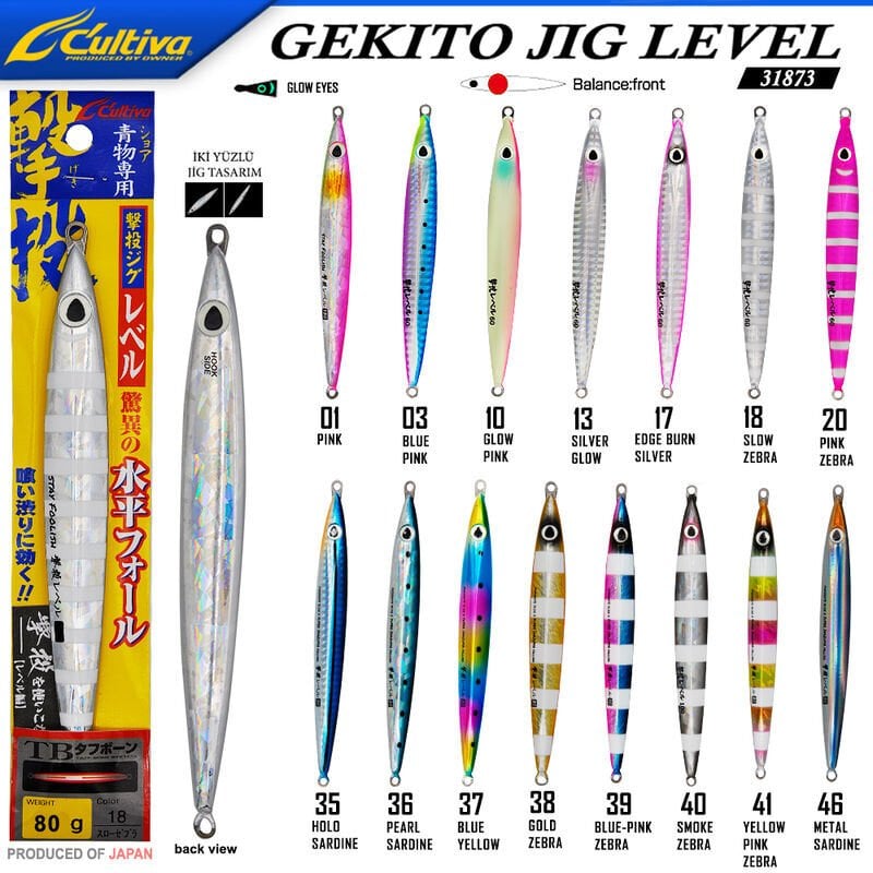 Cultiva JİG Gekito Jig Level 80g