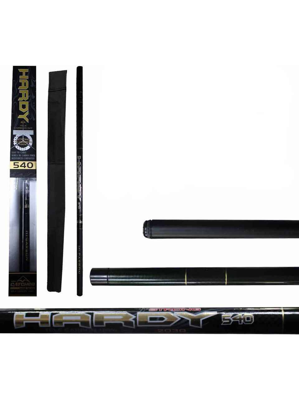 Hardy Short Pole %100 Carbon Kısa Göl Kamışı 5,40 mt