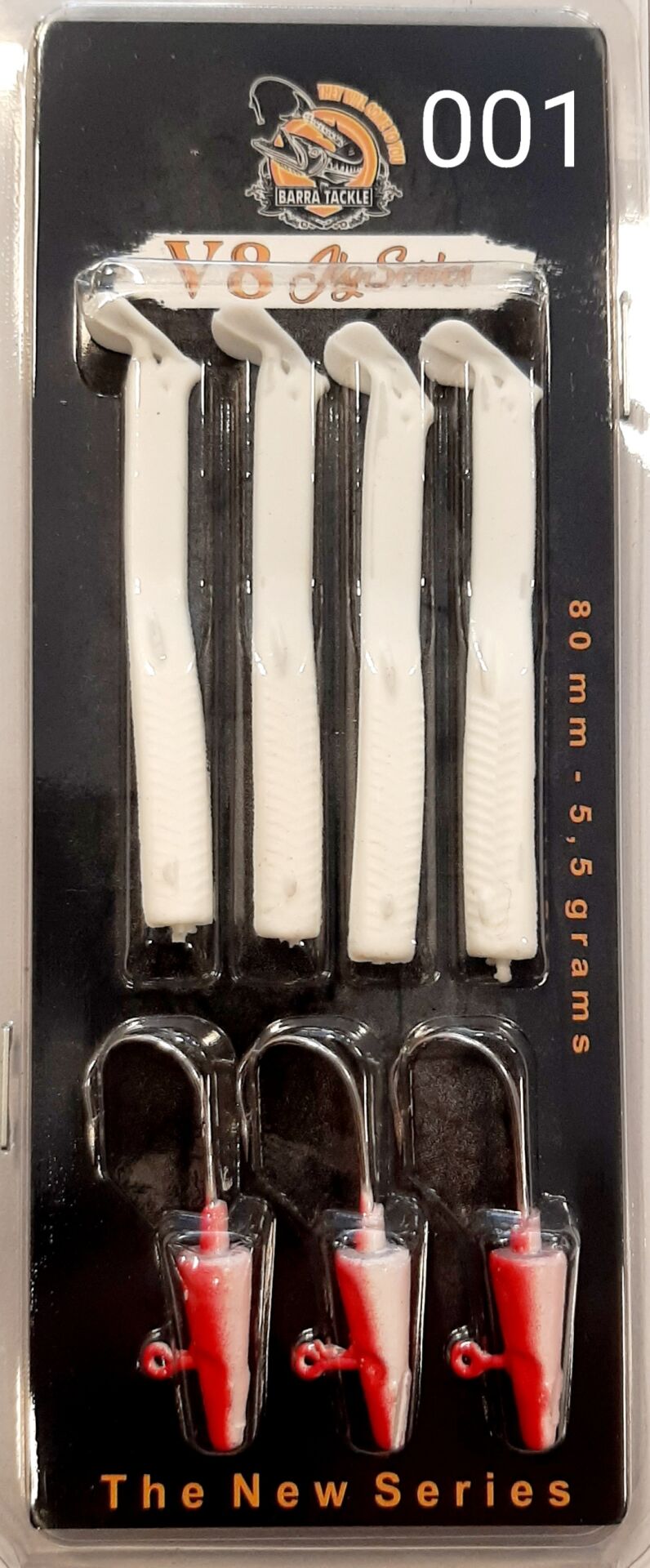 Barra Tackle V8 5,5gr 8 cm Silikon Yem