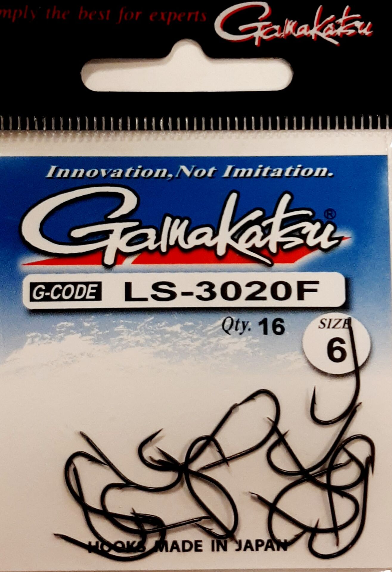 GAMAKATSU LS-3020F Siyah Olta İğnesi 6 1/16