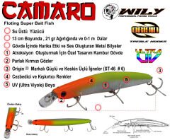 Wily Camaro 13 cm Maket Balık 21 gr