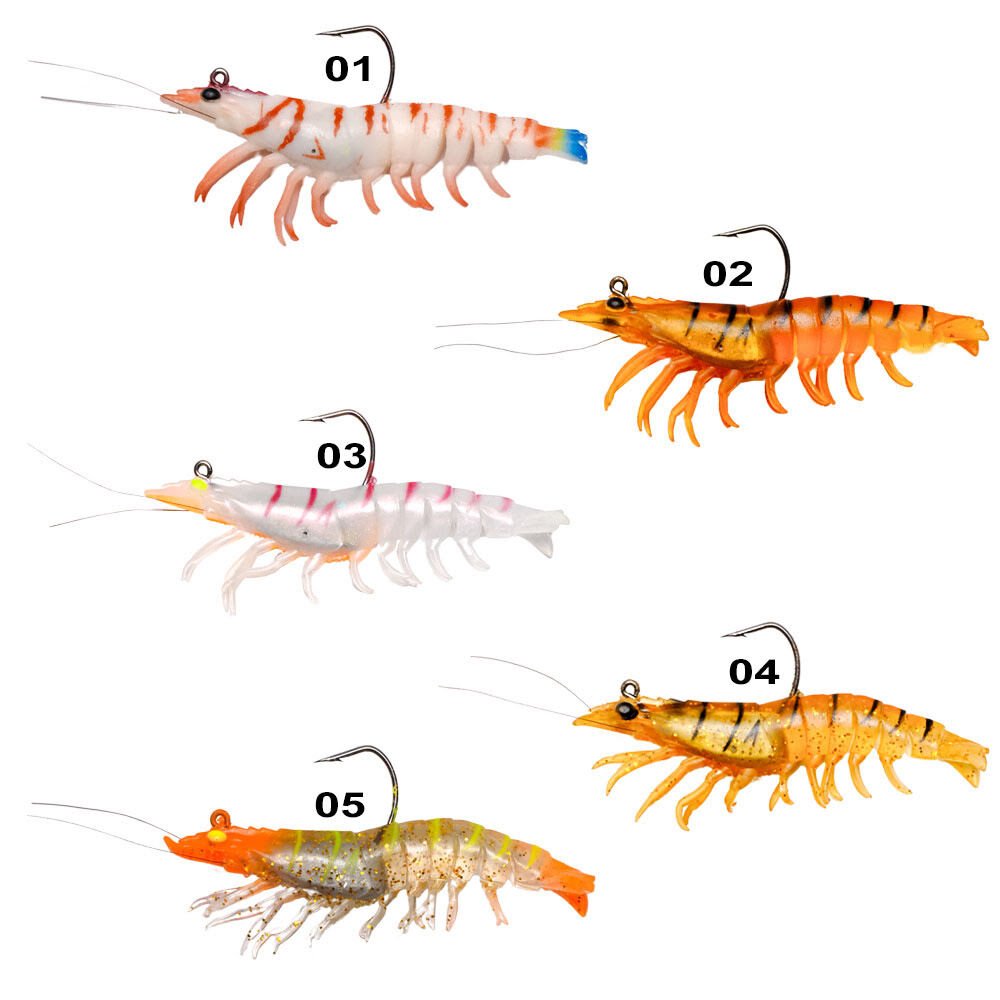 Ryuji Real Shrimp 7.6cm 12gr  Karides  Silikon Yem