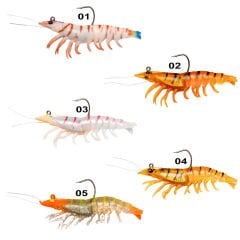 Ryuji Real Shrimp 7.6cm 12gr  Karides  Silikon Yem
