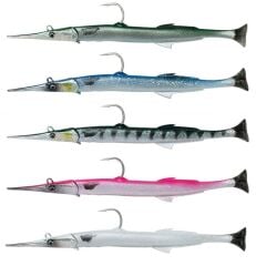Savage gear Needlefish Pulsetail 2+1 18 cm 26g Suni Yem Pink Silver
