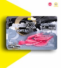 Spınnx Sandworm Silikon 6 Cm 18 p Uv Sugar Pınk