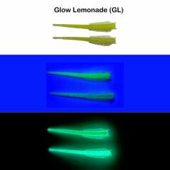 Spınnx Sandworm Silikon 6 Cm 18 p Uv Sugar Glow Lemonade