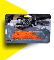 Spınnx Sandworm Silikon 6 Cm 18 p Uv Sugar Glow Orange Gum