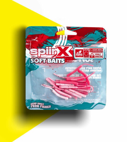 Spıınx Baby Fısh Silikon 4.5CM 18P Sugar Pınk