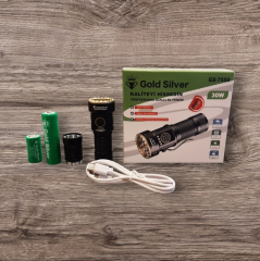 Gold Silver Gs-7550 Şarjlı Mini El Feneri