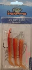 İsora Jig Soft Lure Sandeel 7,5 mm 10 gr