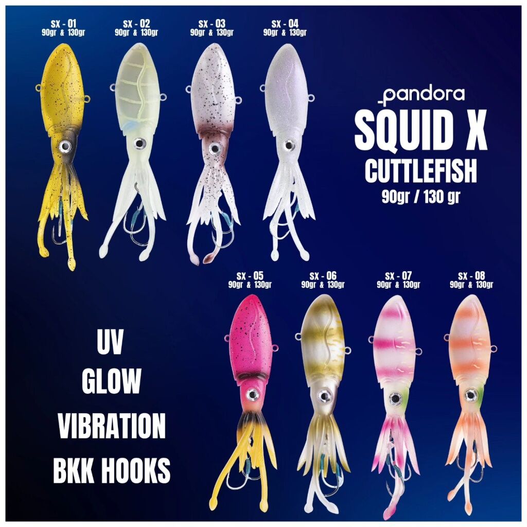 Pandora Squid x 133MM 90GR Cuttle Fish Silikon