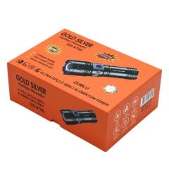 Gold Silver 60 Watt Şarjlı Alüminyum Fener GS-4700