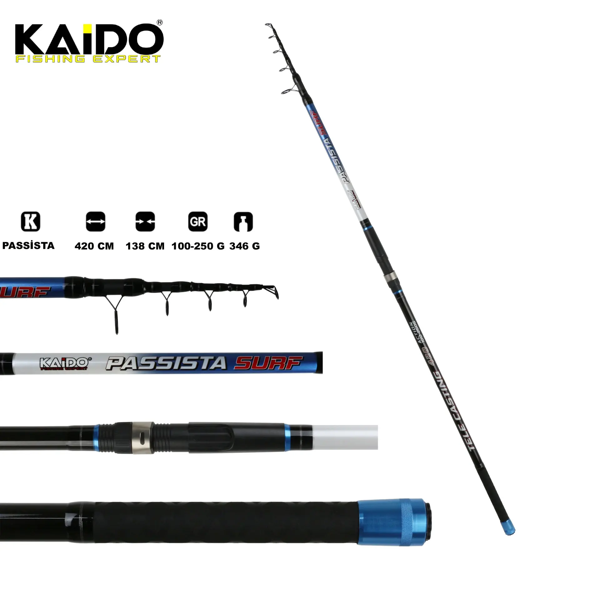 Passista Surf Kamışı 420 Cm (100-250gr)