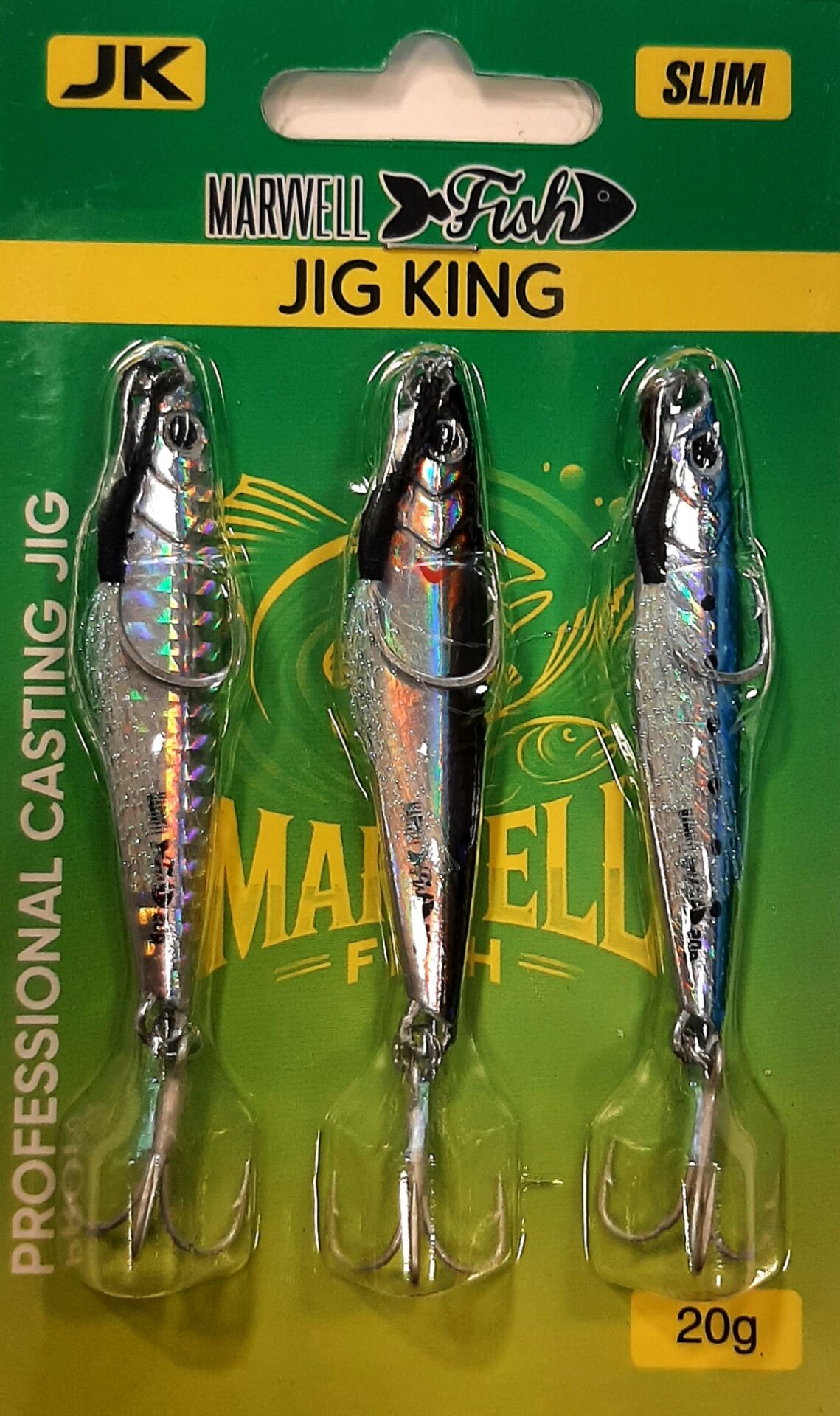 Marwell Fısh Slim 3 Lü Jıg 20 Gr Set