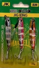 Marwell Fısh 3 Lü Jıg  20 gr Zebra Glow