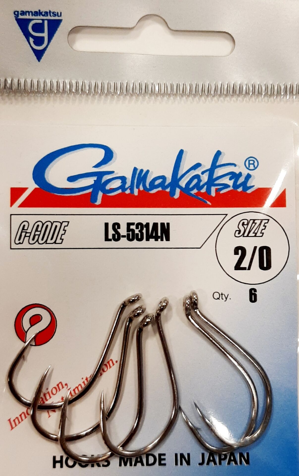 GAMAKATSU LS-5314N No:2/0 Nikel Olta İğnesi 1/6