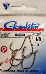 GAMAKATSU LS-5314N No:1/0 Nikel Olta İğnesi 1/6