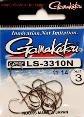 GAMAKATSU Hook LS-3310N (Nikel)  no: 3  1/14