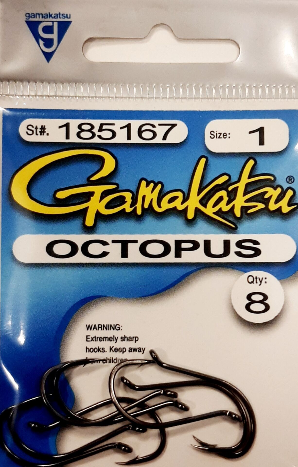 GAMAKATSU Octopus 1 Siyah Olta İğnesi 1/8