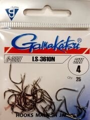 GAMAKATSU LS-3610N Nİkel Olta İğnesi NO:4 1/25
