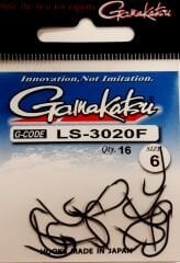 GAMAKATSU LS-3020F Siyah Olta İğnesi 6  1/16
