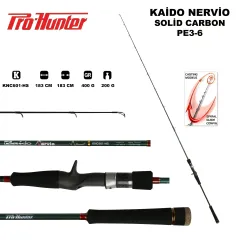 Kaido-Nervio Solid Caron Baitcast Rod KNC601-HS Jig Kamışı 400 GR