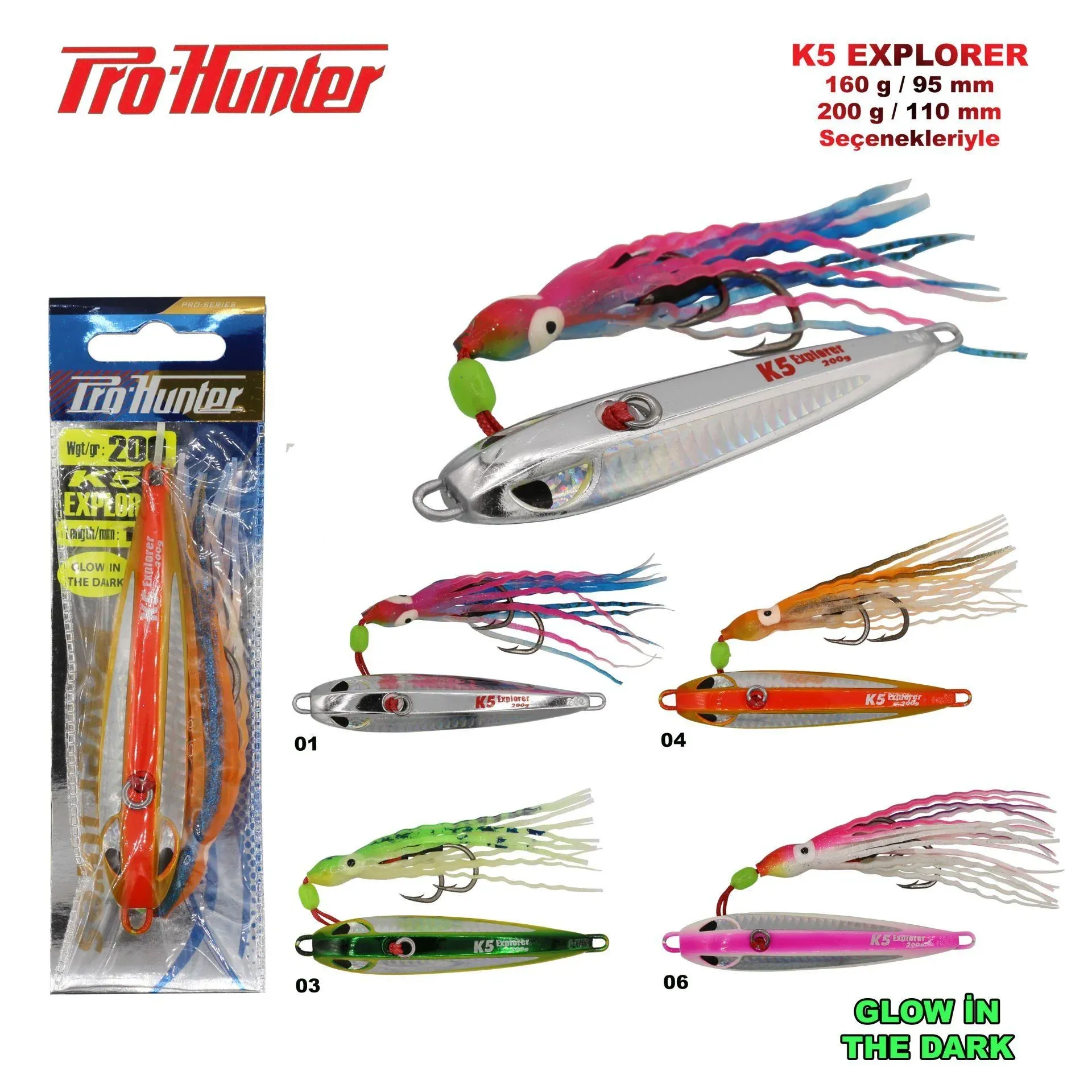 PRO HUNTER K5 Explorer Jig 160 g